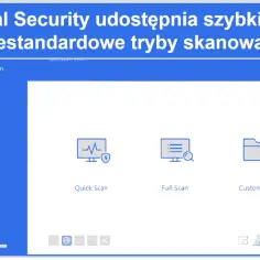 360 Total Security oferuje szybkie, pełne i niestandardowe skanowanie. Wybierz opcję, by chronić swój komputer.
