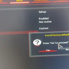 Ustawienia BIOS Gigabyte: przywracanie kluczy Secure Boot do ustawień fabrycznych.