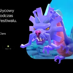 Gry Google Play na PC: Clash of Clans z motywem smoka i inne gry z biblioteki.