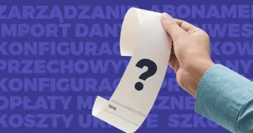 Rachunek z znakiem zapytania symbolizuje niepewność co do tego, ile kosztuje Windows 10.