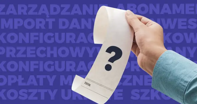 Rachunek z znakiem zapytania symbolizuje niepewność co do tego, ile kosztuje Windows 10.